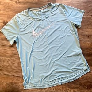 Light Blue Nike Dri Fit Tee